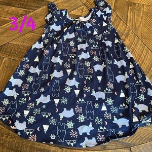 Dot Dot Smile swing dress size 3/4 yrs
